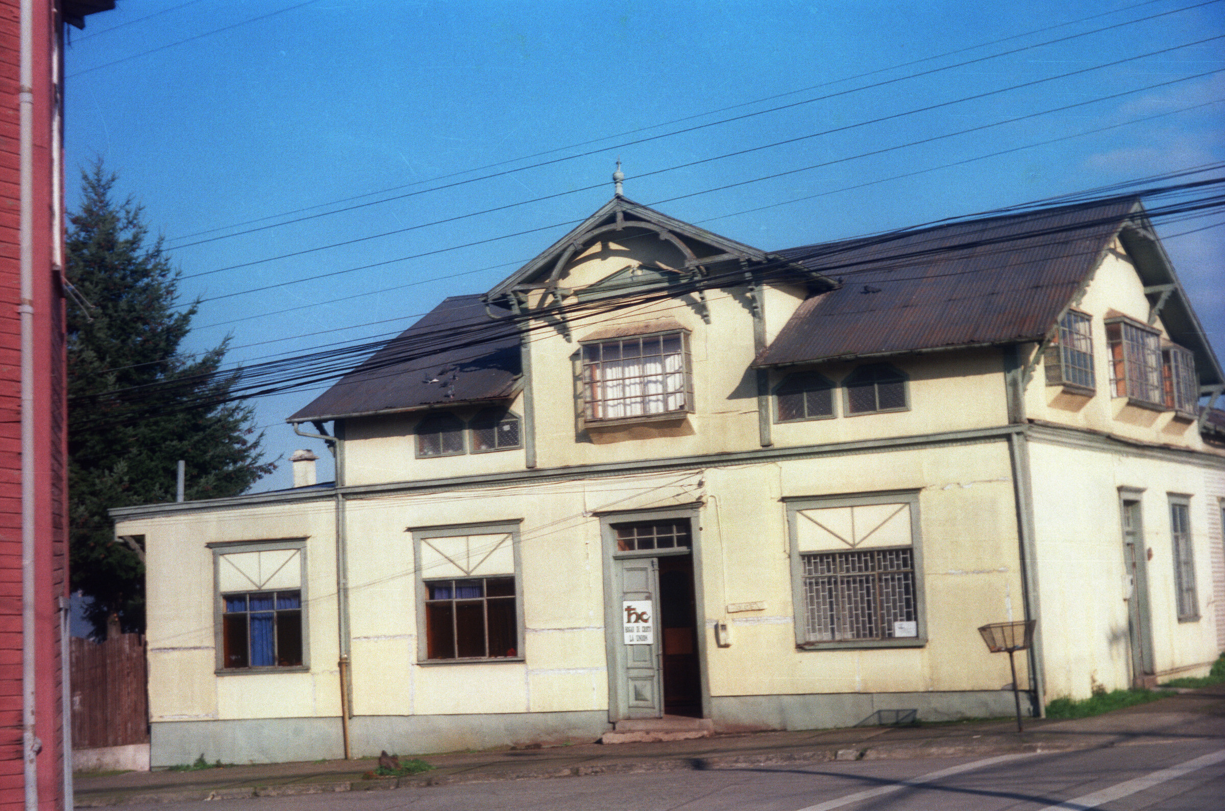 Plano general del edificio del Hogar de Cristo en La Unión, ubicado en la esquina de calles Phillipi y Manuel Montt, luego de varios usos distintos, fue demolido el año 2021.