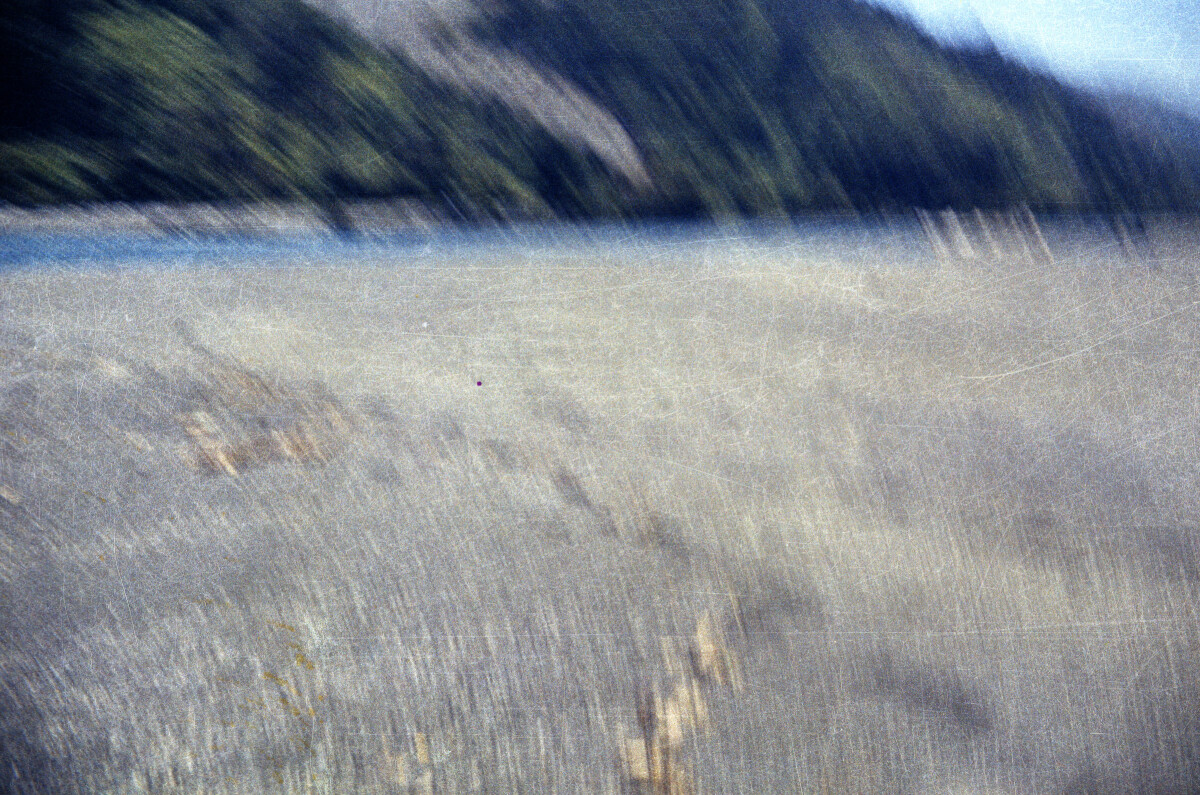 plano general de la playa de Hueicolla. Fotografía en movimiento