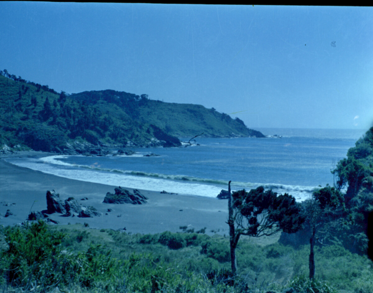 plano general de la playa de Hueicolla