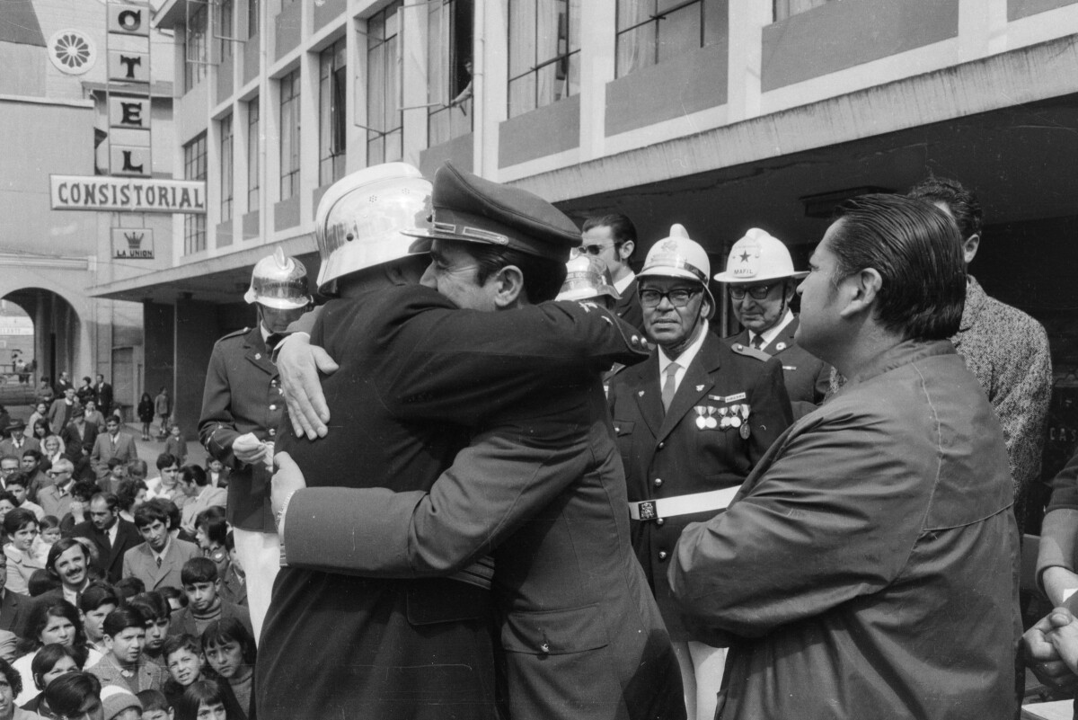 Serie del autor: Desfile Bomberos y entrega Carro bomba. 3ªCía. Año 1970