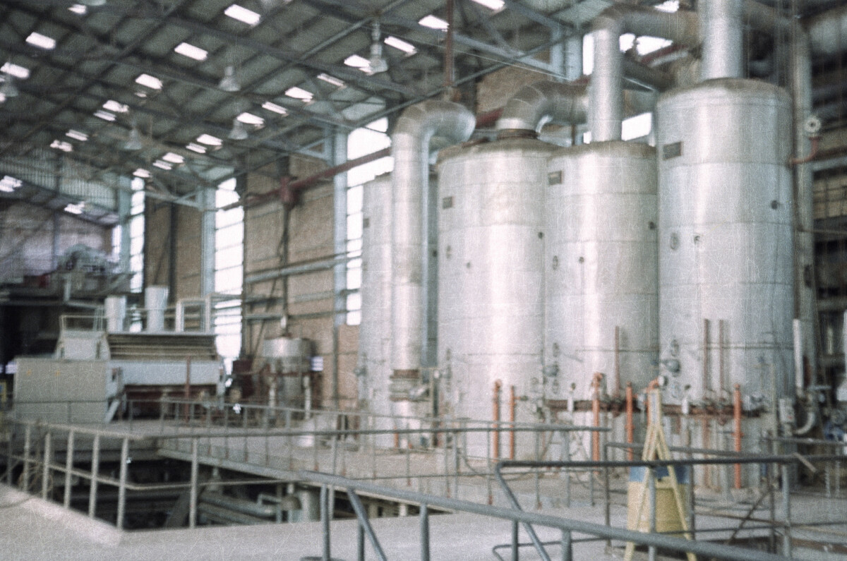 plano general de las maquinarias no identificadas de la planta Colún