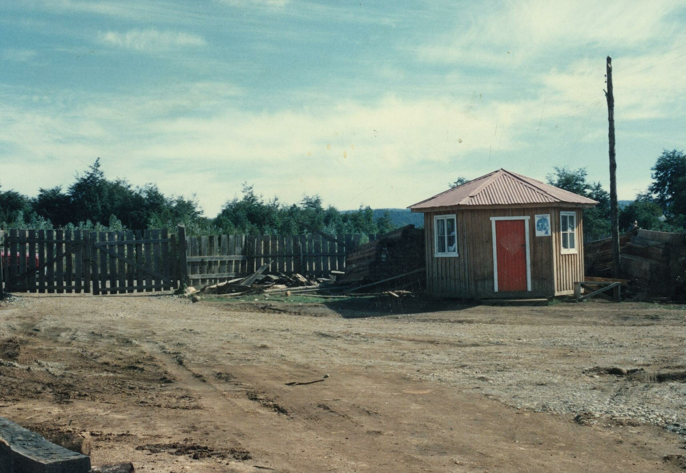 plano general de una caseta ubicada junto al camino de acceso de la Compañía carbonífera San Pedro de Catamutún