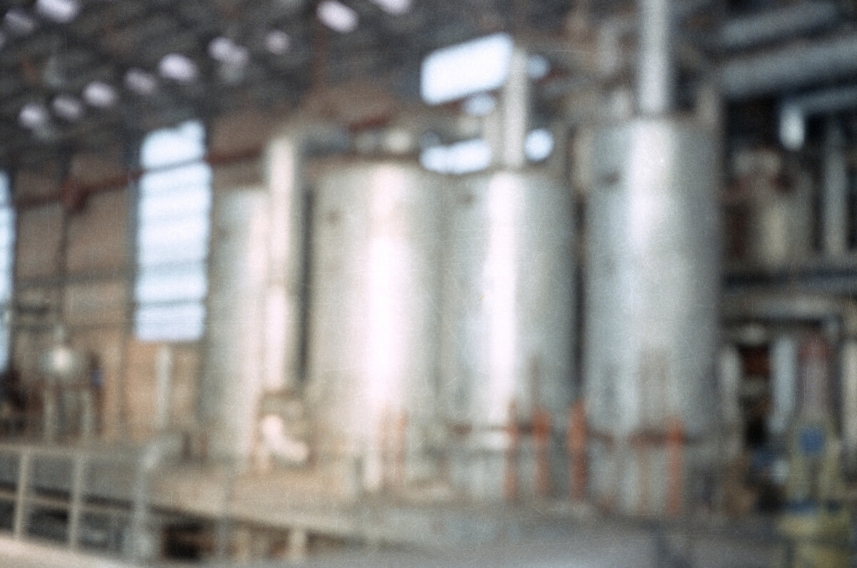 Plano entero de las maquinarias internas de la planta Colún